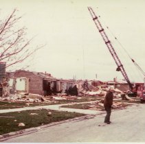 Aftermath of the 1967 Oak Lawn Tornado