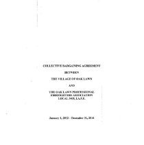 Firefighters Labor Contrat, 2012-14