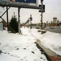 95th Street Streetscape in Winter