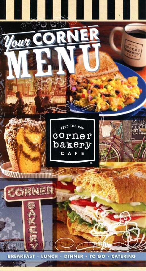 corner bakery breakfast menu