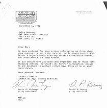 Area Shopping Center Information, 1982