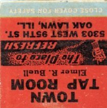 Buell's Town Tap Room Matchbook