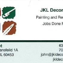 JKL Decorating Business Card