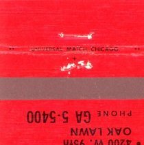 Branding Iron Matchbook