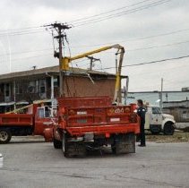 Downed Power Pole on Columbus Drive, 1994