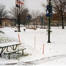 Village Green in Winter