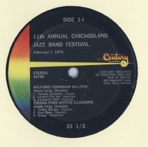 11th Annual Chicagoland Jazz Band Festival, 1970