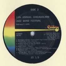11th Annual Chicagoland Jazz Band Festival, 1970