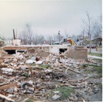Aftermath of the 1967 Oak Lawn Tornado