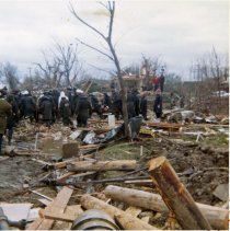 Aftermath of the 1967 Oak Lawn Tornado