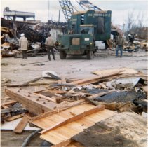 Aftermath of the 1967 Oak Lawn Tornado