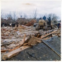 Aftermath of the 1967 Oak Lawn Tornado