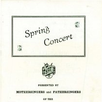 Oak Lawn P.T.A. Mothersingers Program, 1942