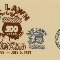 Oak Lawn Centennial Envelope