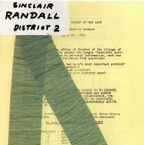 Candidate Profile Booklet, 1975