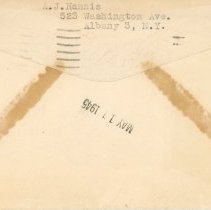 Mrs. Ethel Hannis Envelope
