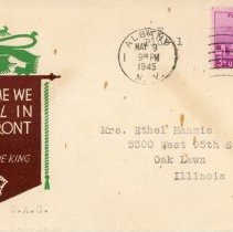 Mrs. Ethel Hannis Envelope