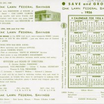 Oak Lawn Federal Savings Bank Postcard
