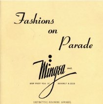 Mt. Zion Ev. Lutheran Church Fashion Show, 1961