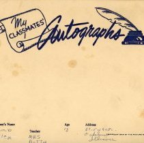 Harnew School 7th Grade Class, 1950