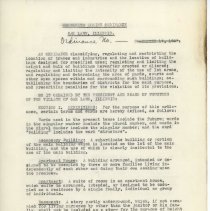 Zoning Ordinance, 1927