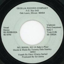 No, Mama, No (A Baby's Plea)