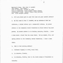 Sanders, Reverend Paul T. - Oral History Interview 1