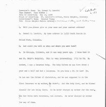 Leavitt, Dr. Samuel S. - Oral History Interview