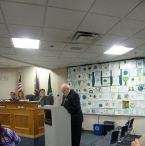 Library Director Casey Honored for 20 years of service