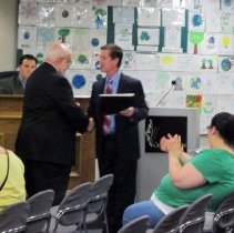 Library Director Casey Honored for 20 years of service