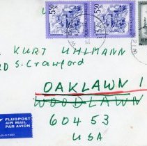Mrs. Kurt Uhlmann Envelope