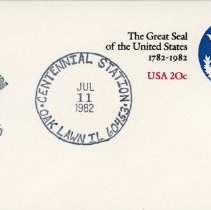 Oak Lawn Centennial Envelope