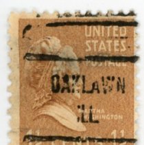 Martha Washington 1 1/2 Cent Stamp