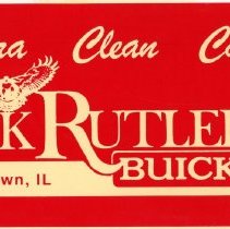 Jack Rutledge Promotional License Plate