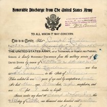 Joseph Kadlec Discharge Paper