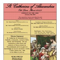 St. Catherine of Alexandria Bulletins, 2020