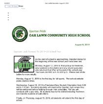 OLCHS Oak Leaflet, Vol. 50