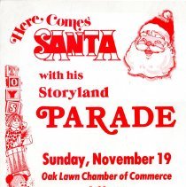 Here Comes Santa with his Storyland Parade