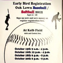 Oak Lawn Baseball/Softball 2012