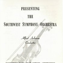 Southwest Symphony Orchestra Programs, 1966-67