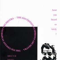 Southwest Symphony Orchestra Programs, 1995-96