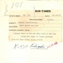 Dolores Dohm, Fingerpainting, verso