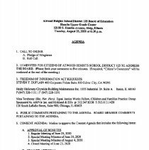 Atwood Heights SD 125 Board of Education Packets, 2020-21