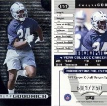 Dayne Goodrich Football Card, 2000