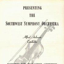 Southwest Symphony Orchestra Programs, 1968-69