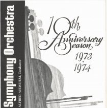 Southwest Symphony Orchestra Programs, 1973-74