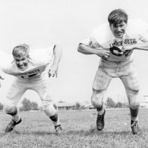 Kevin Kleidon & Gary Jorde, Luther South HS Football, 1969