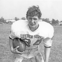 Larry Merkinen, Luther South HS Football, 1969