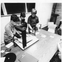 Rita Ann Bert and children learn filmmaking