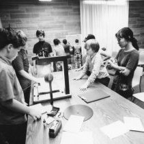 Rita Ann Bert and children learn filmmaking